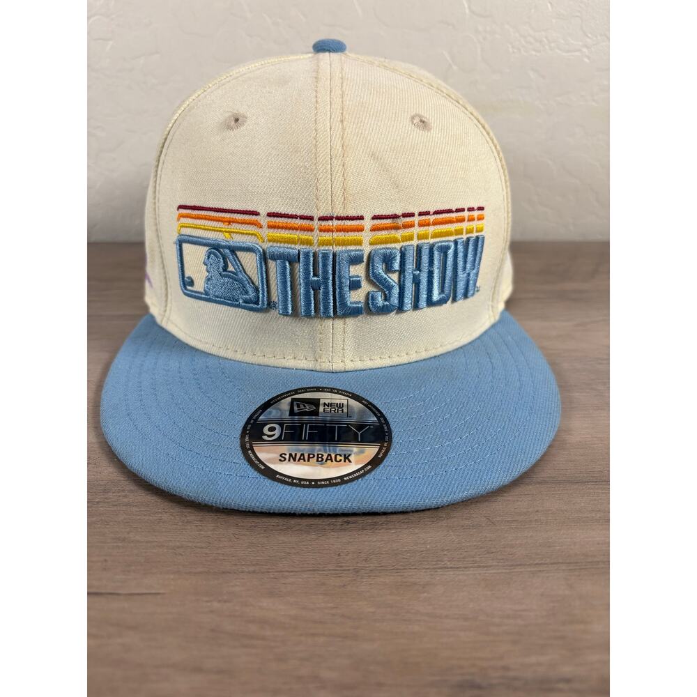 New Era "The Show" San‎ Diego Studios Snapback Baseball Hat EUC
